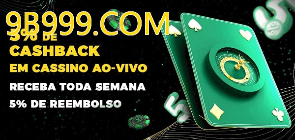 Promoções do cassino ao Vivo 9B999.COM